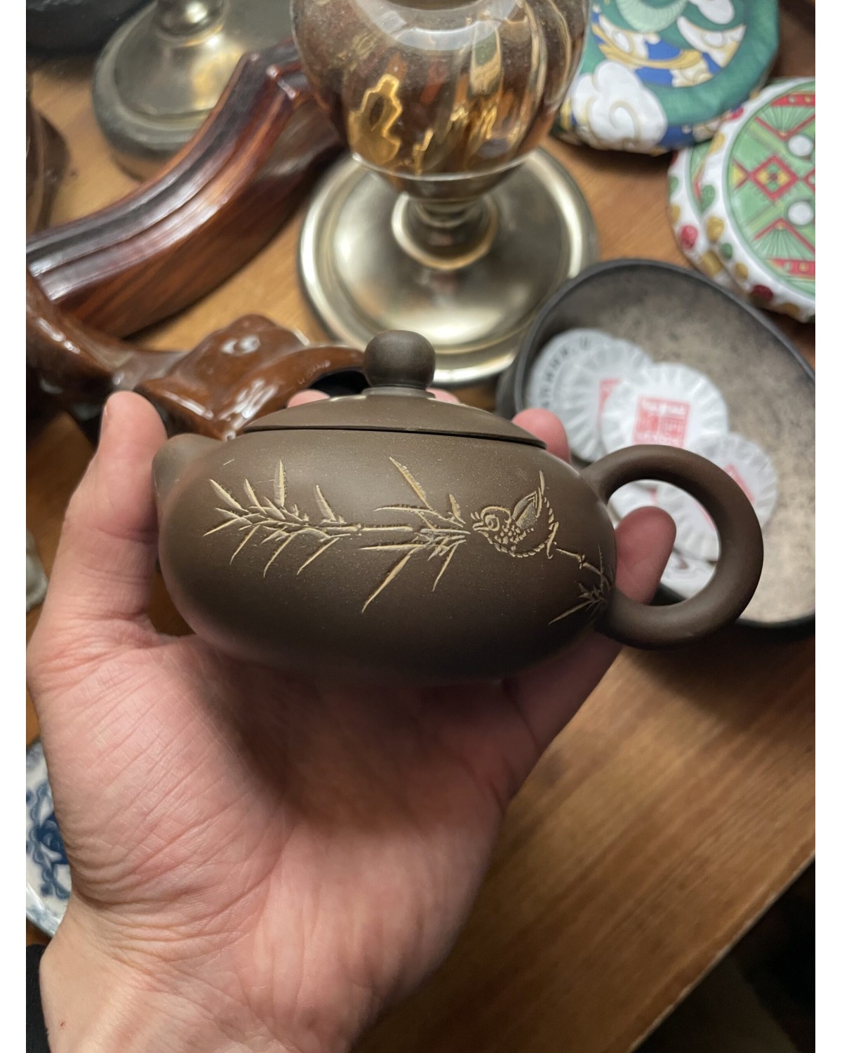 Чайник ”Горобець На Гілці Бамбука“