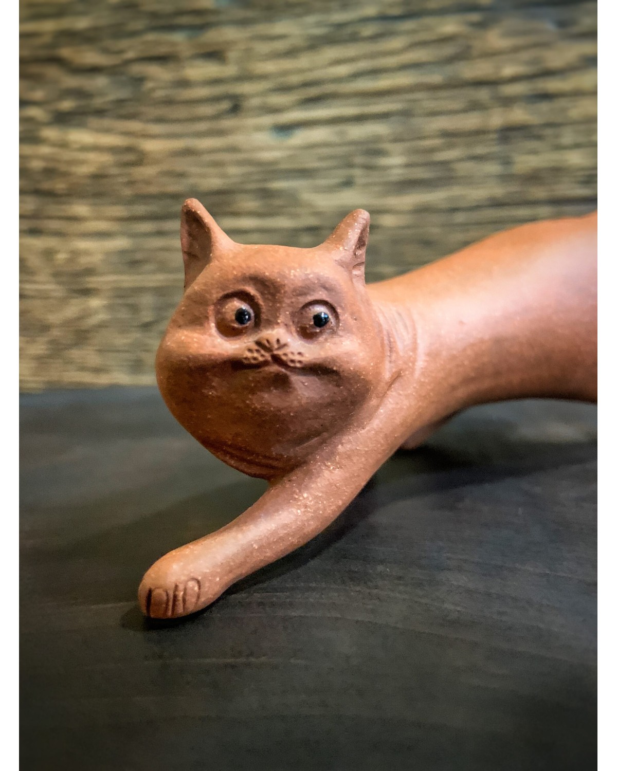 Чайна фігурка хитрий кіт щастя