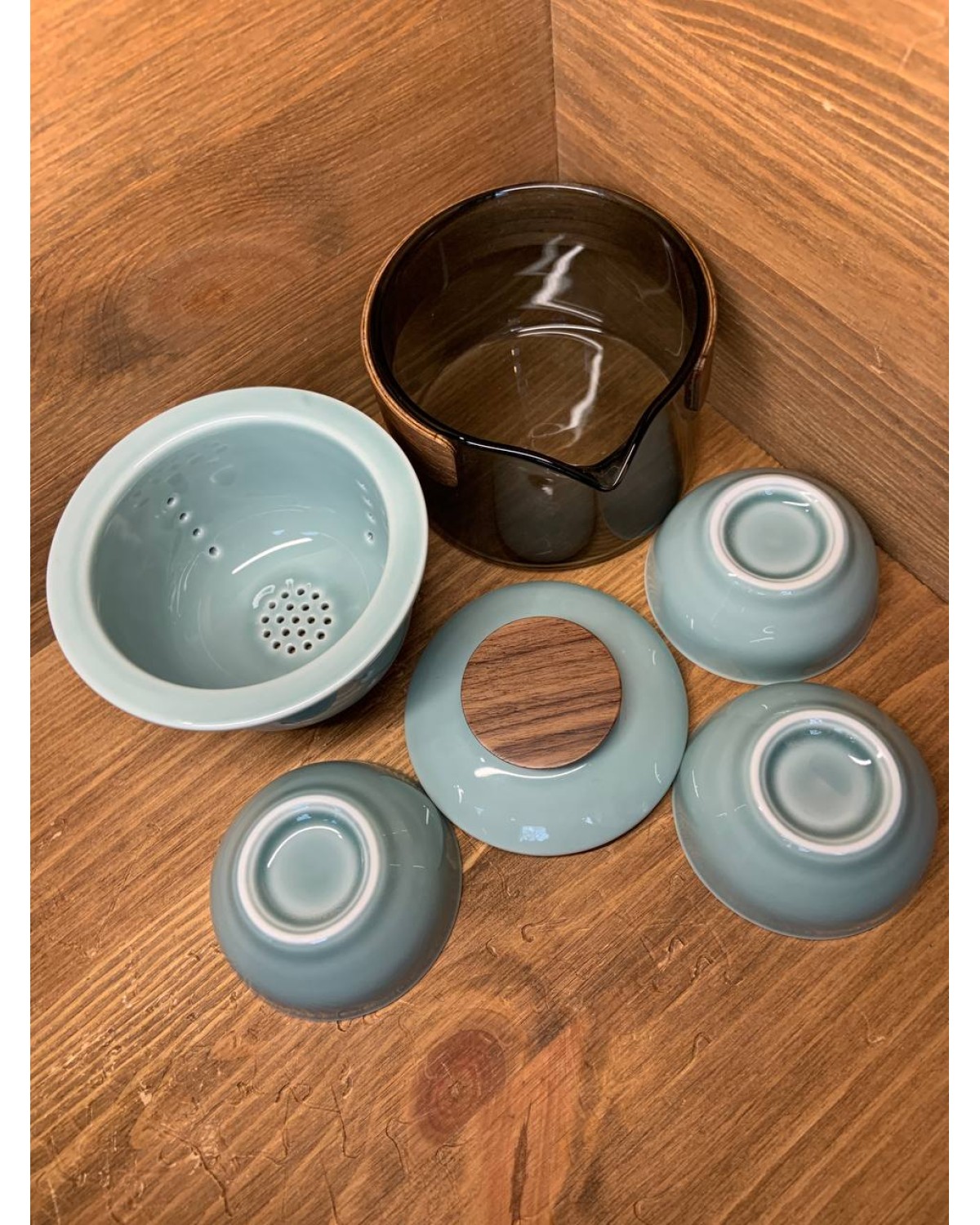 Похідний набір селадоновий