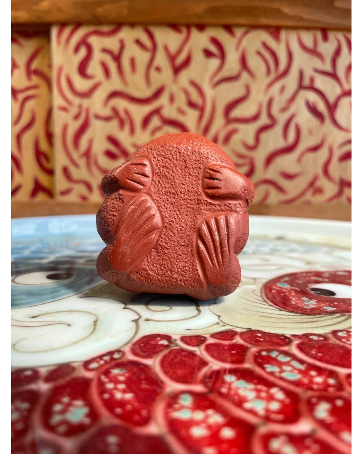 Трилапа жаба глина хуан ні