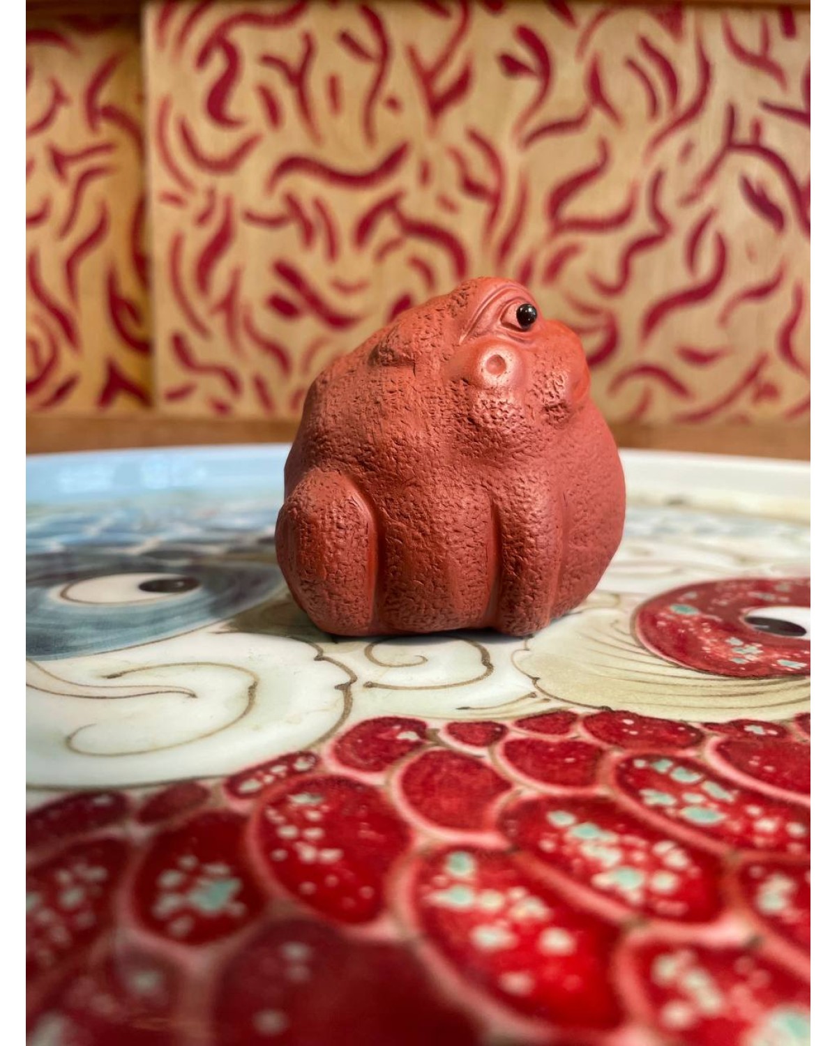 Трилапа жаба глина хуан ні