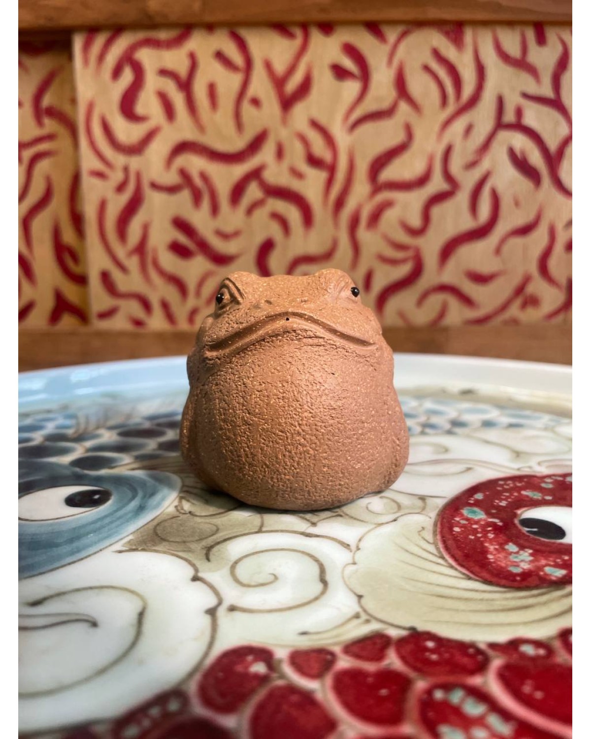 Трилапа жаба глина хуан ні