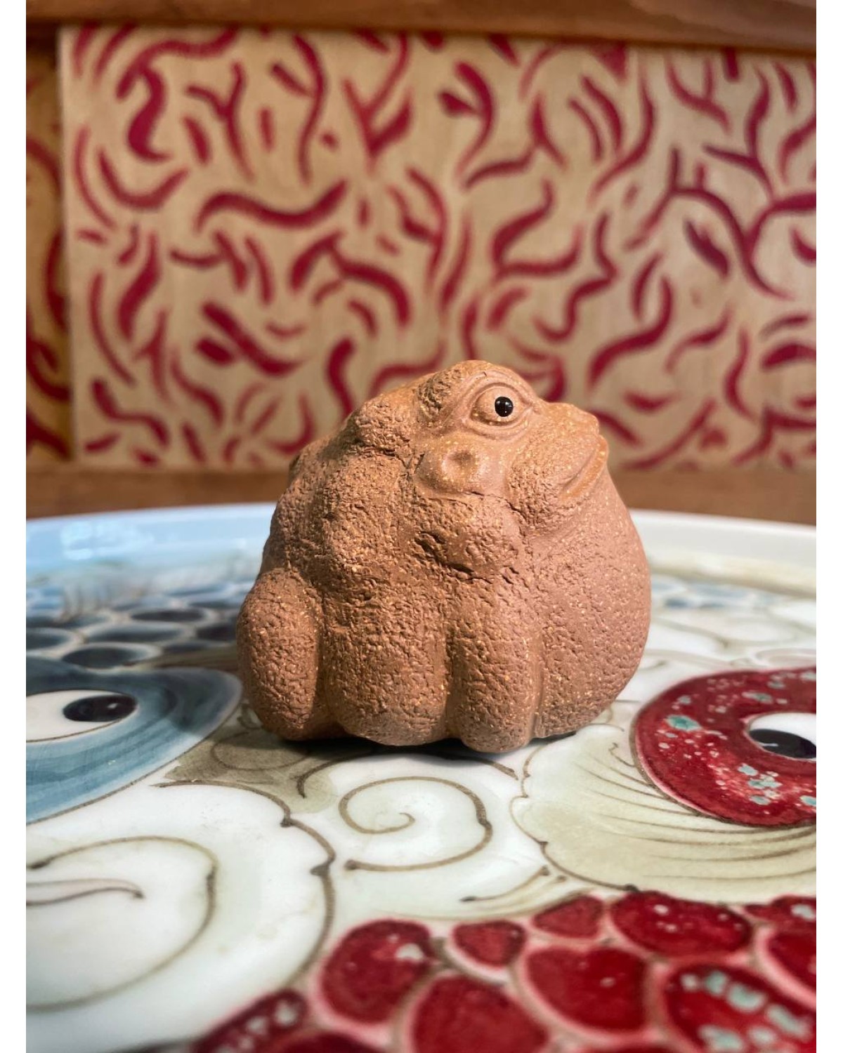 Трилапа жаба глина хуан ні