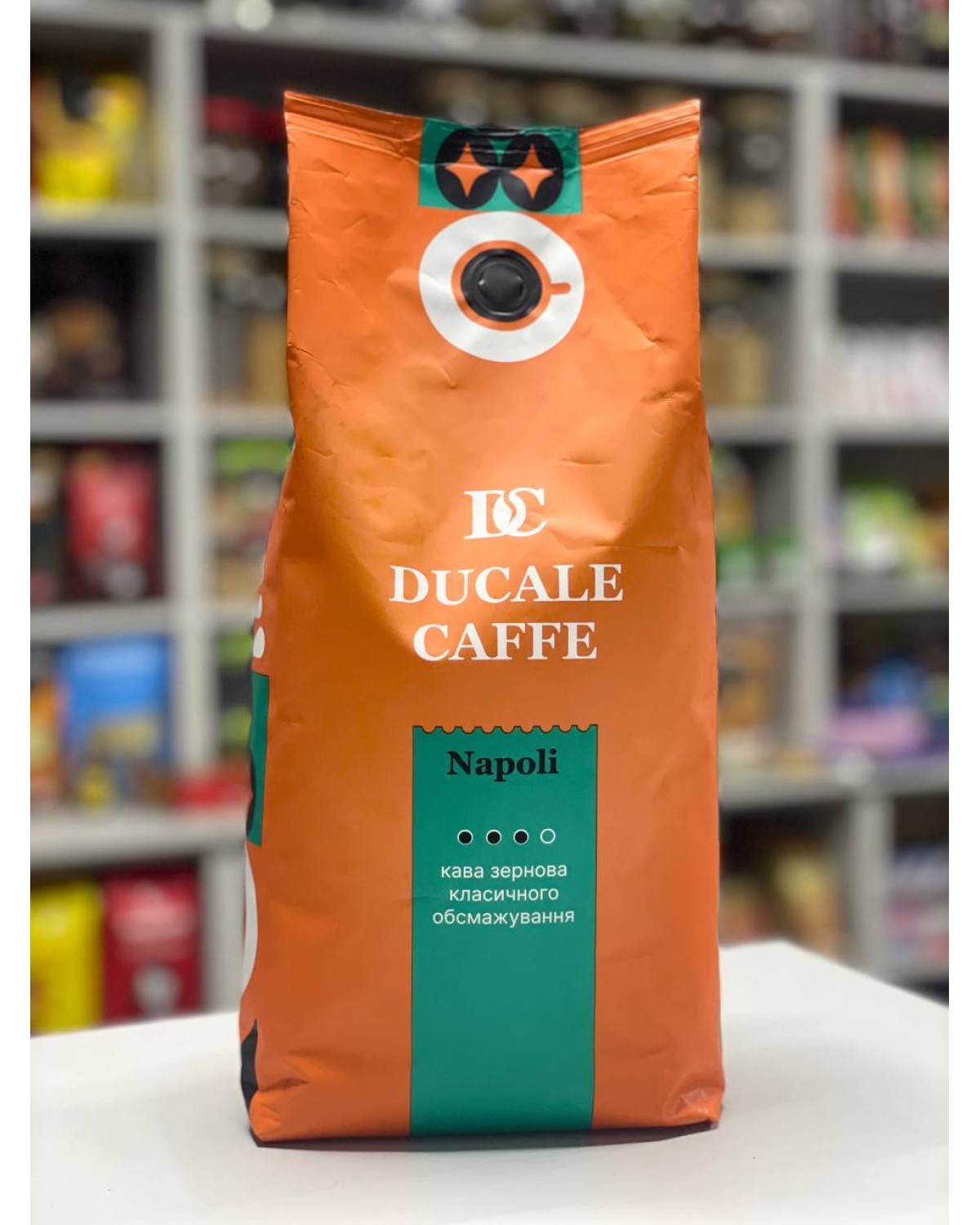 Кава в зернах Ducale Caffè Napoli 50% арабіка / 50% робуста 1кг