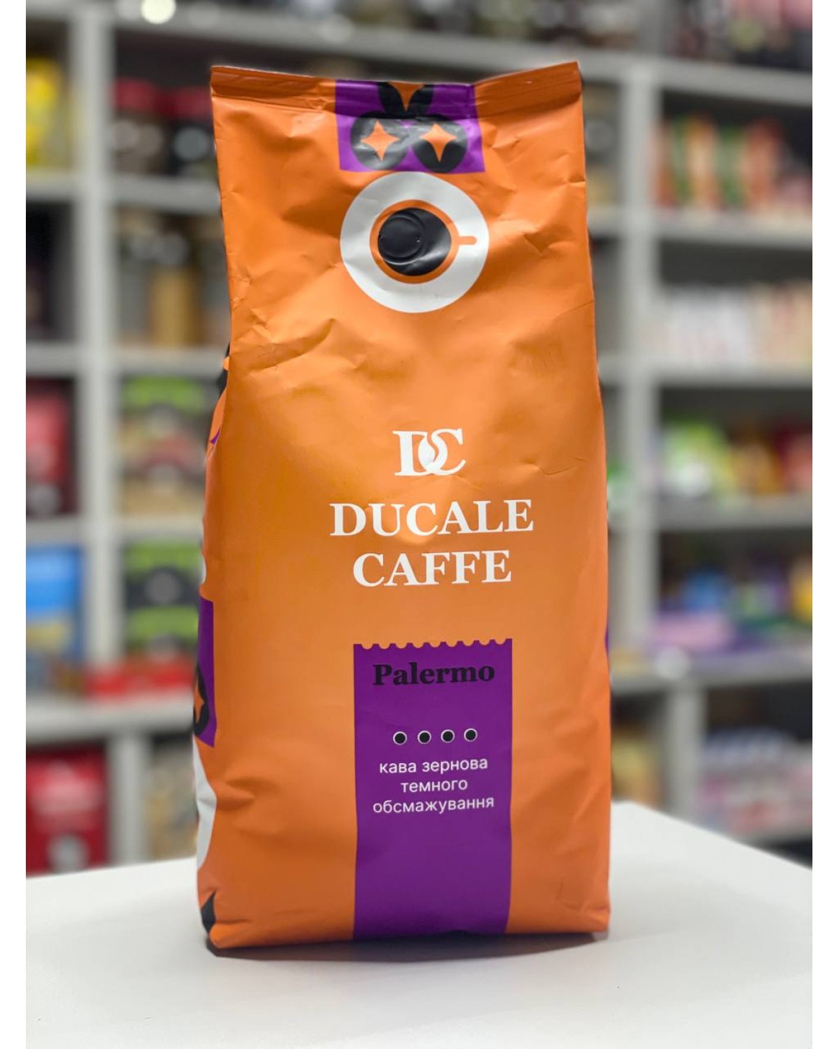 Кава в зернах Ducale Caffè Palermo 20% арабіка / 80% робуста 1кг