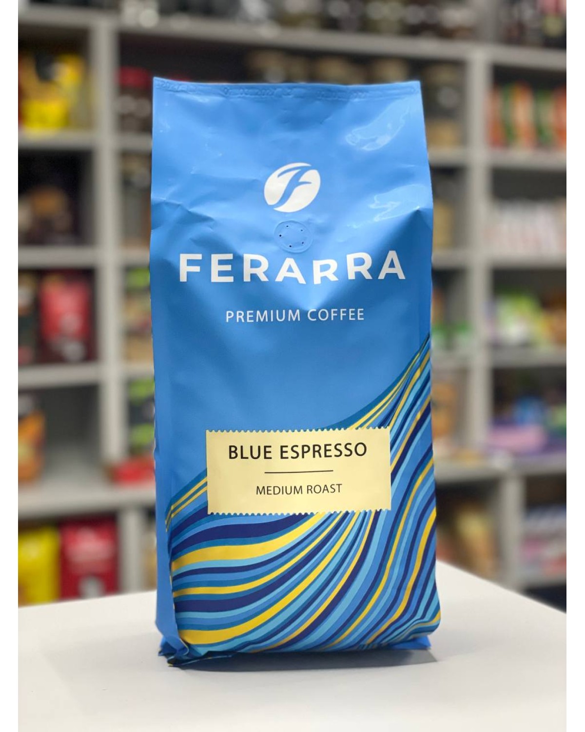 Кава в зернах Ferarra Blue Espresso 70% арабіка / 30% робуста 1кг