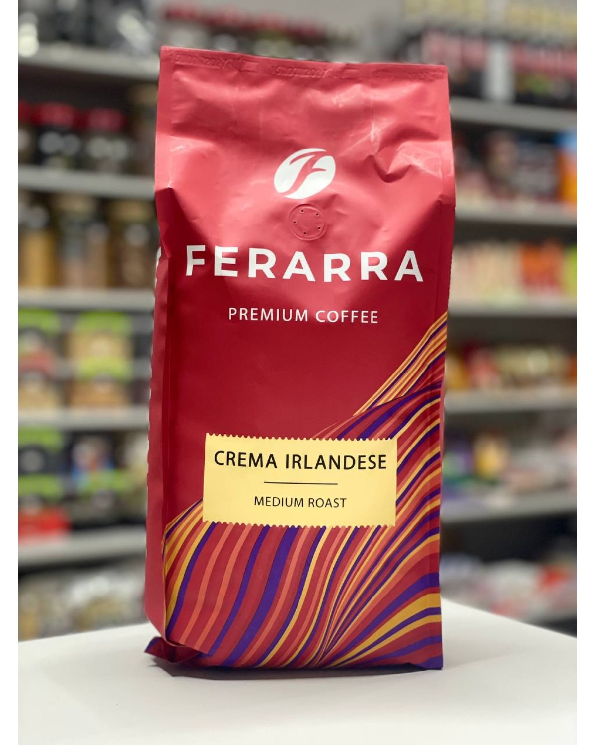 Кава в зернах Ferarra Crema Irlandese 100% арабіка 1кг
