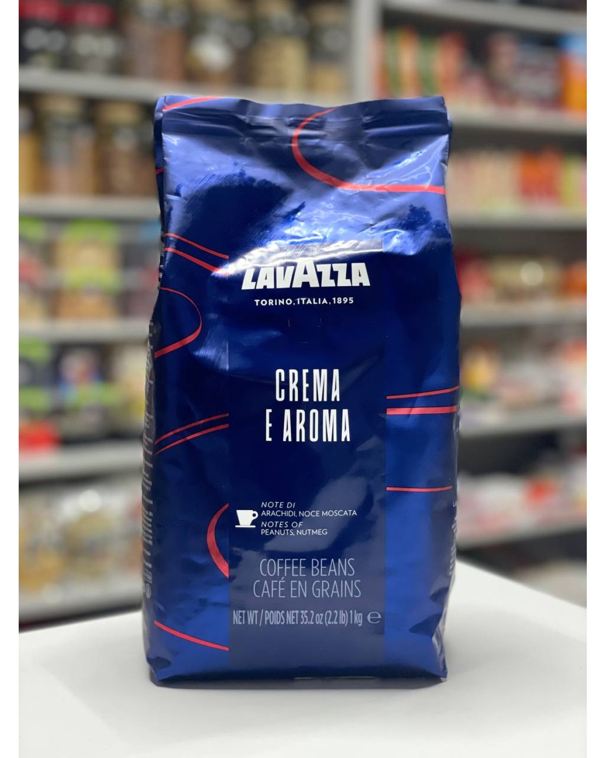 Кава в зернах Lavazza Crema e Aroma 80% арабіка / 20% робуста 1кг