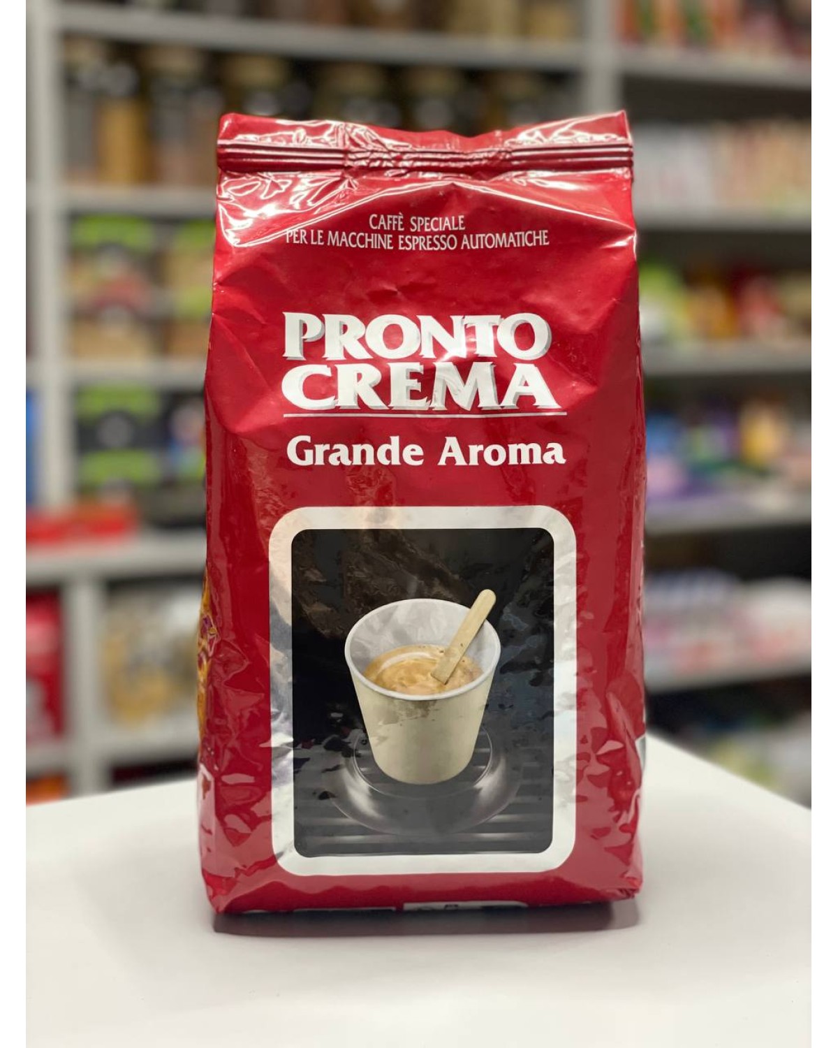 Кава в зернах Lavazza Pronto Crema 80% арабіка / 20% робуста 1 кг