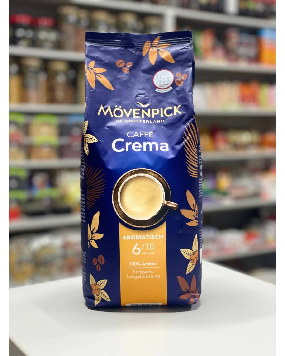 Кава в зернах Movenpick Crema 6/10 100% арабіка 1 кг