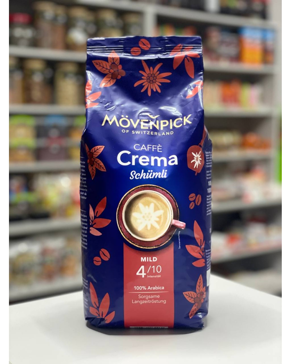 Кава в зернах Movenpick Crema 4/10 100% арабіка 1 кг