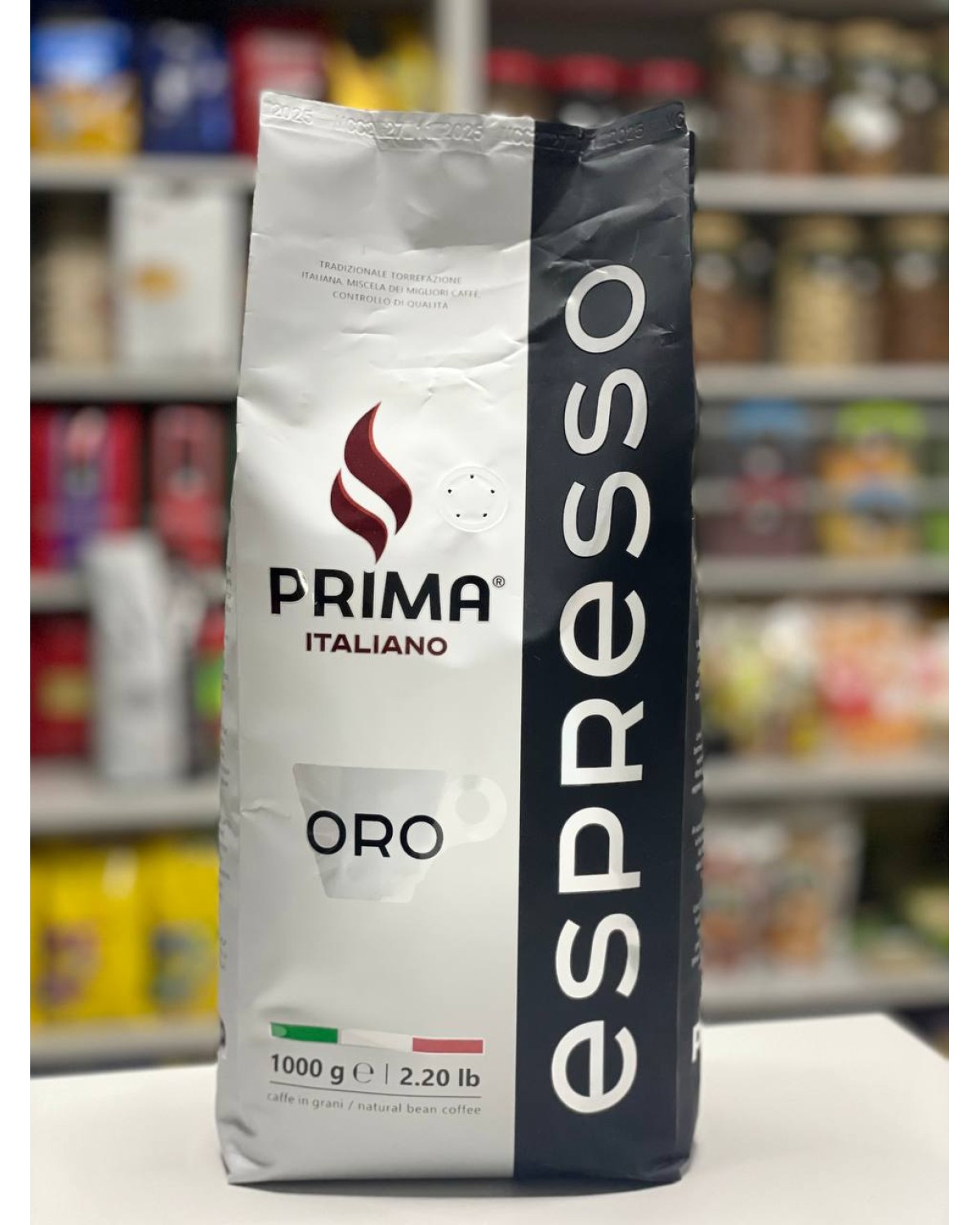 Кава в зернах Prima Italiano Oro 80% арабіка / 20% робуста 1 кг