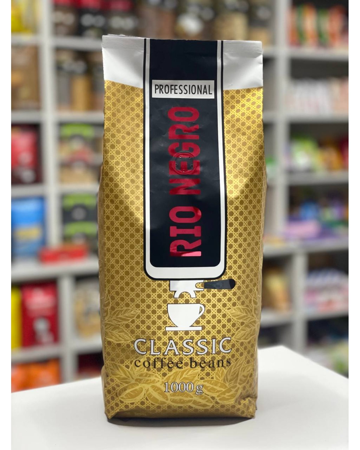 Кава в зернах Rio Negro Classic 50% арабіка / 50% робуста 1 кг