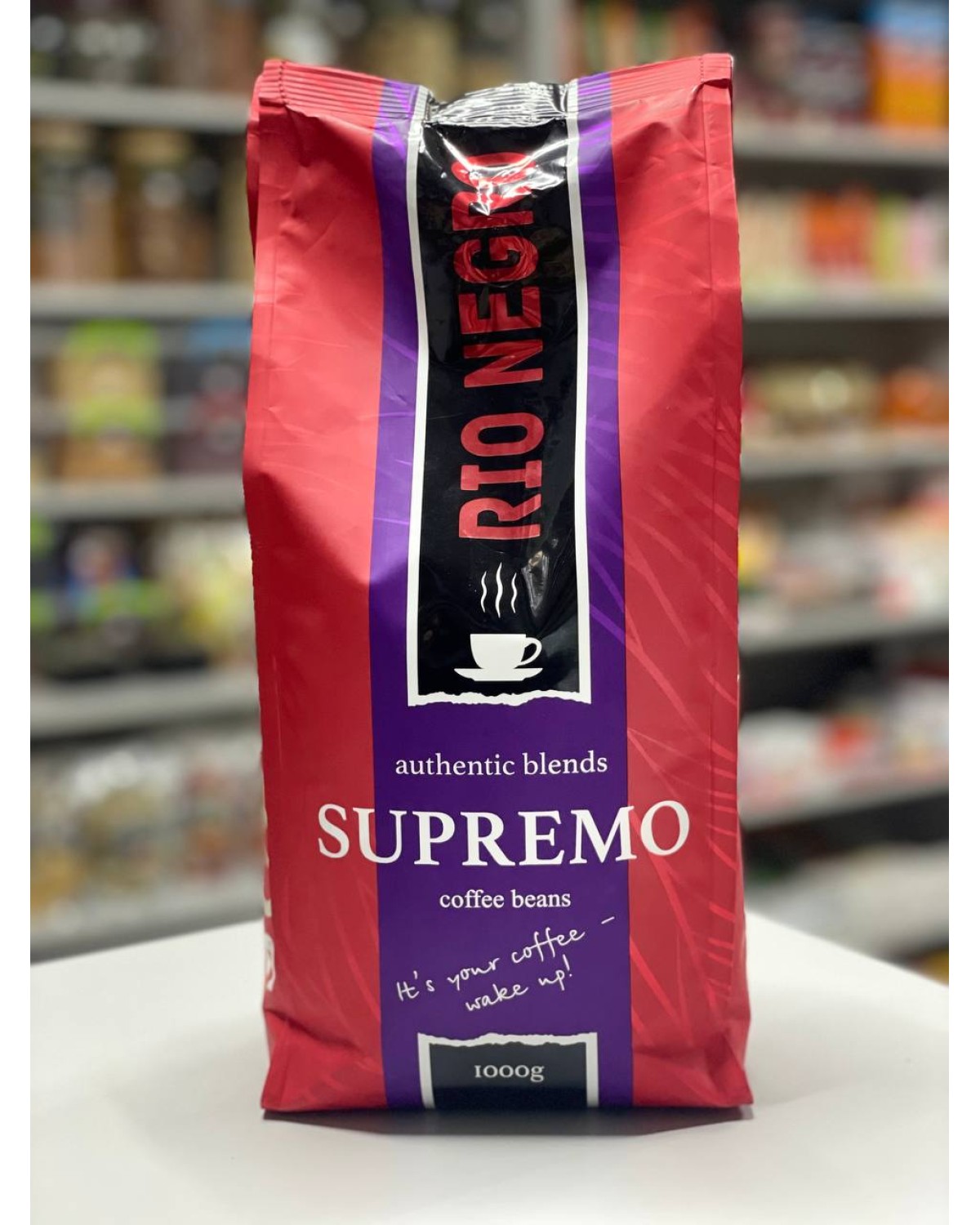 Кава в зернах Rio Negro Supremo 60% арабіка / 40% робуста 1 кг