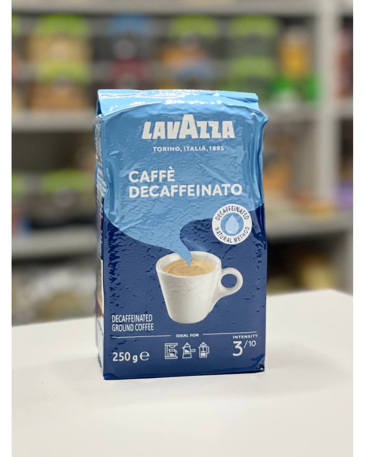 Кава мелена Lavazza Caffè Decaffeinato 60% арабіка / 40% робуста 250 г