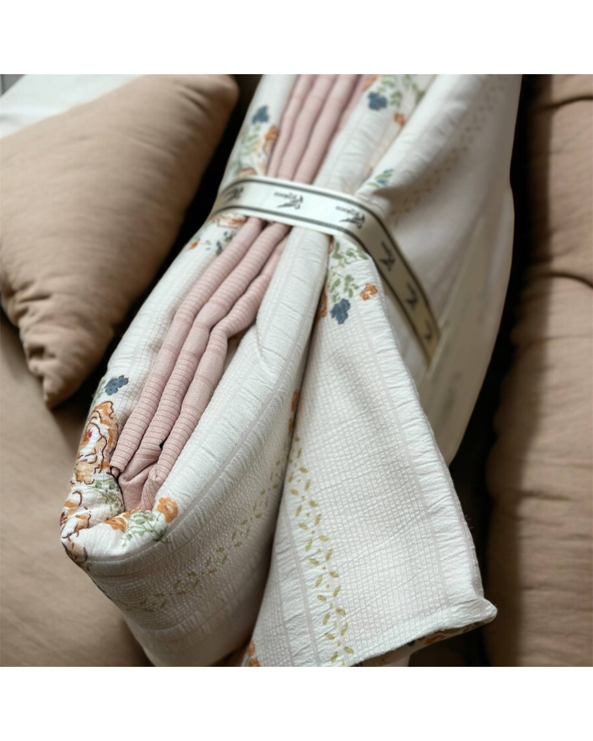 Комплект постільної білизни Koloco з мусліну