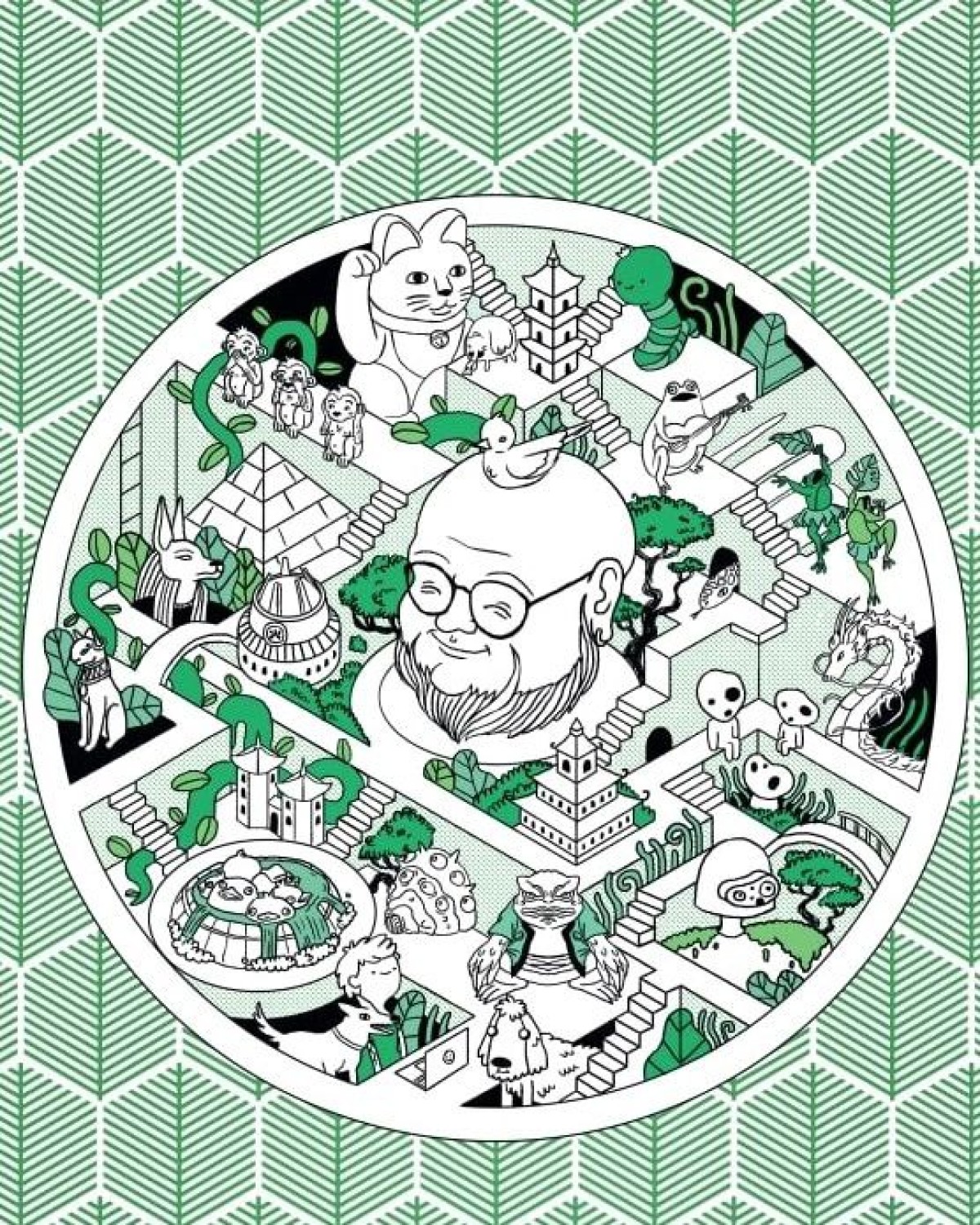 Чай Шен пуер лабіринт