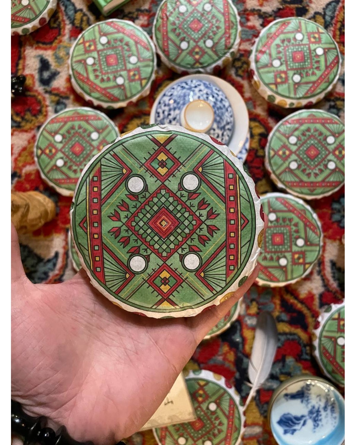 Чай Шен пуер гудзик