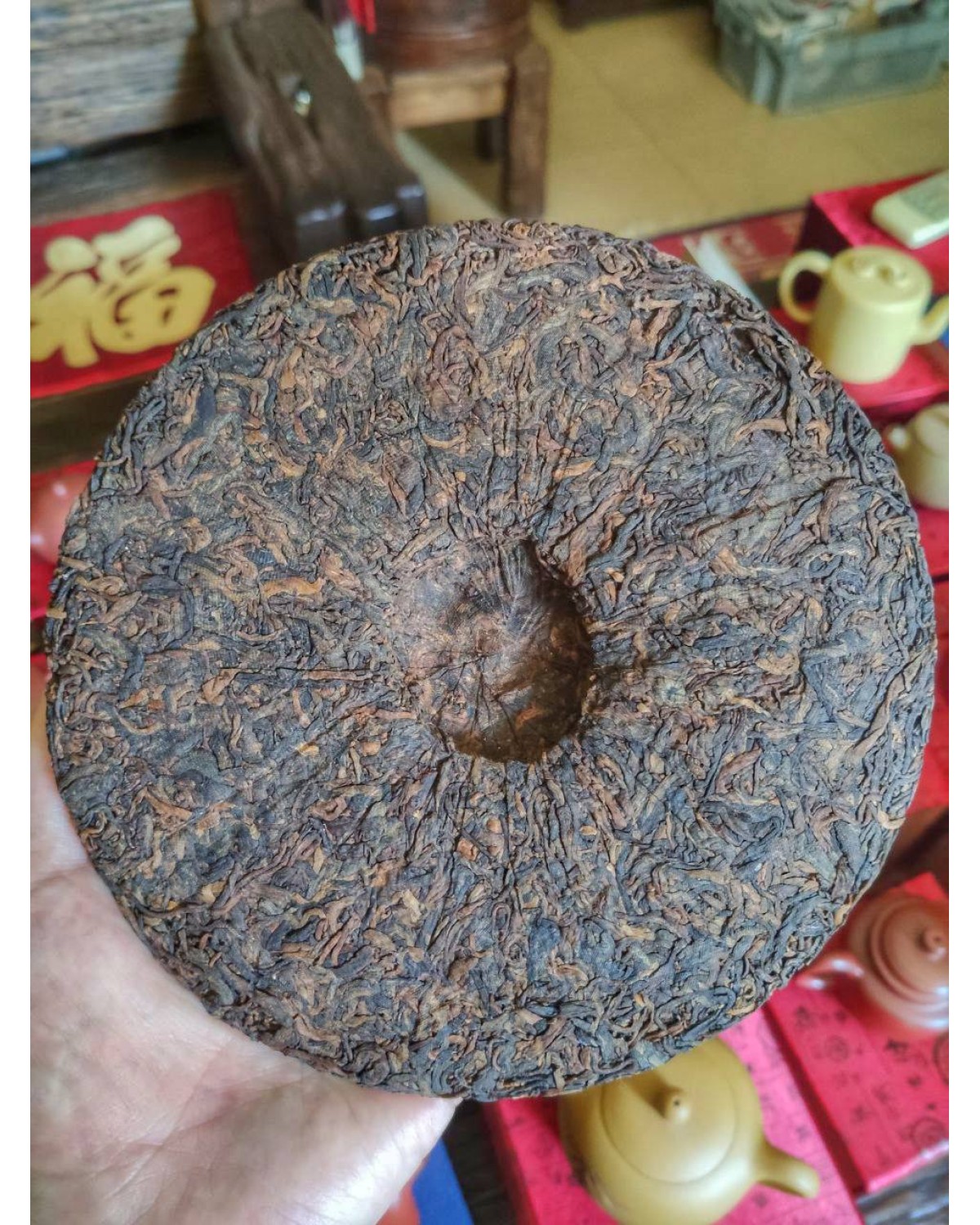 Чай Шу пуер золоті ворота