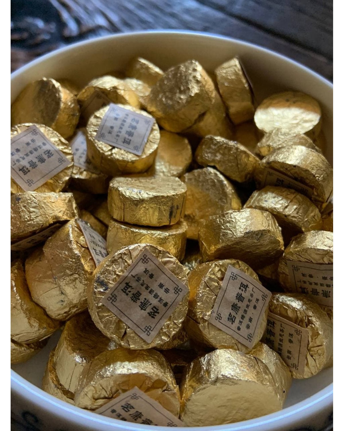 Порційний шу пуер фабрики мін кан