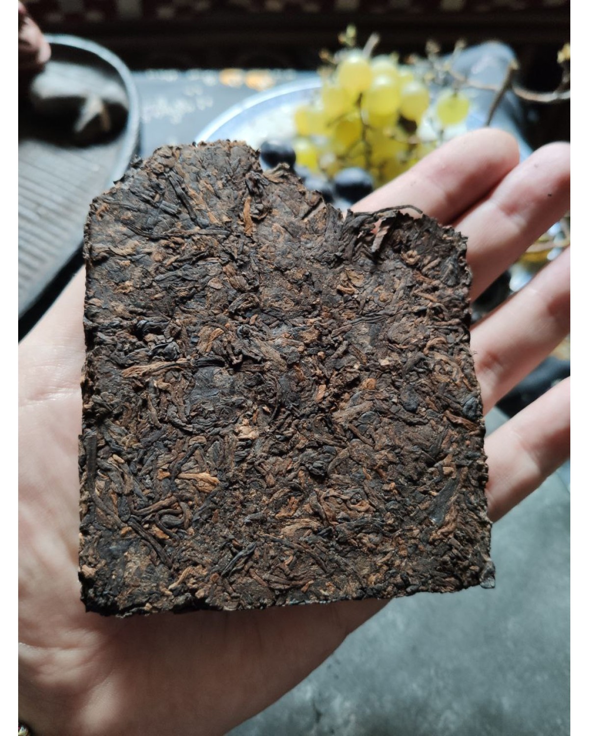 Чай Плитка шу пуеру шишка