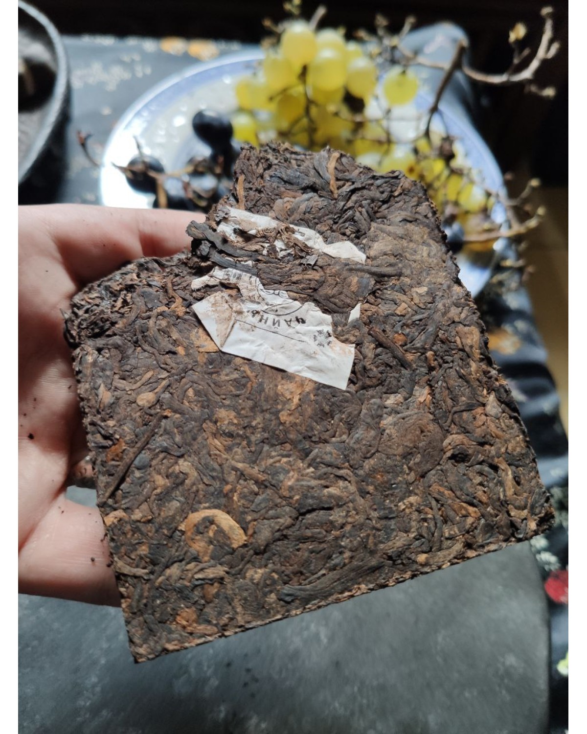 Чай Плитка шу пуеру шишка